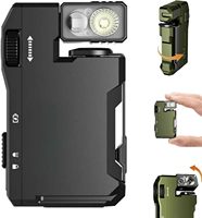 G5 EDC Flashlight 400Lumens Portable Pocket Mini Light Waterproof Torch 180° Rotating Head with Magnetic Tail for Outdoor Hiking