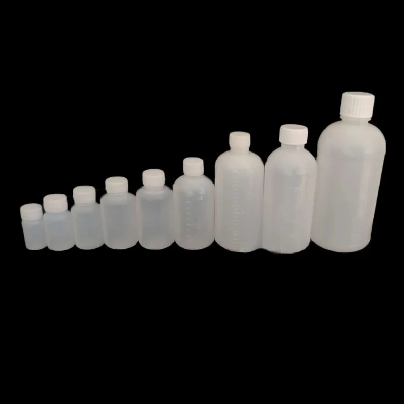 10-250Ml With Scale Plastic Bottle Liquid Water Agent Storage Bottle Translucent Small Sample Vials Packing Container