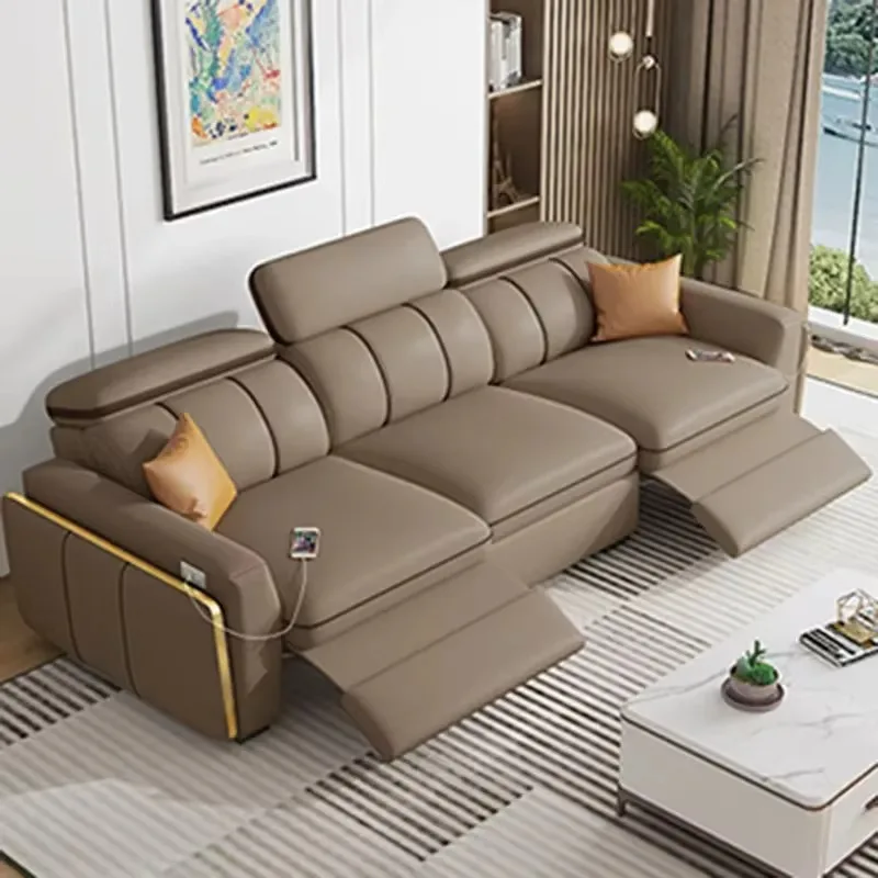 Tamanho completo braço sofá elétrico loveseat design interior designer sofá de grandes dimensões sofá italiano divano soggiorno móveis para casa