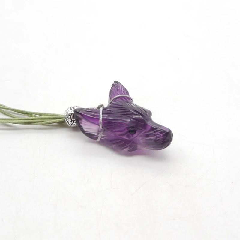 

B&F Handmade Amethyst Pendants, Genuine Natural stones beads, Unique Stones for jewelry & DIY Earring Beads