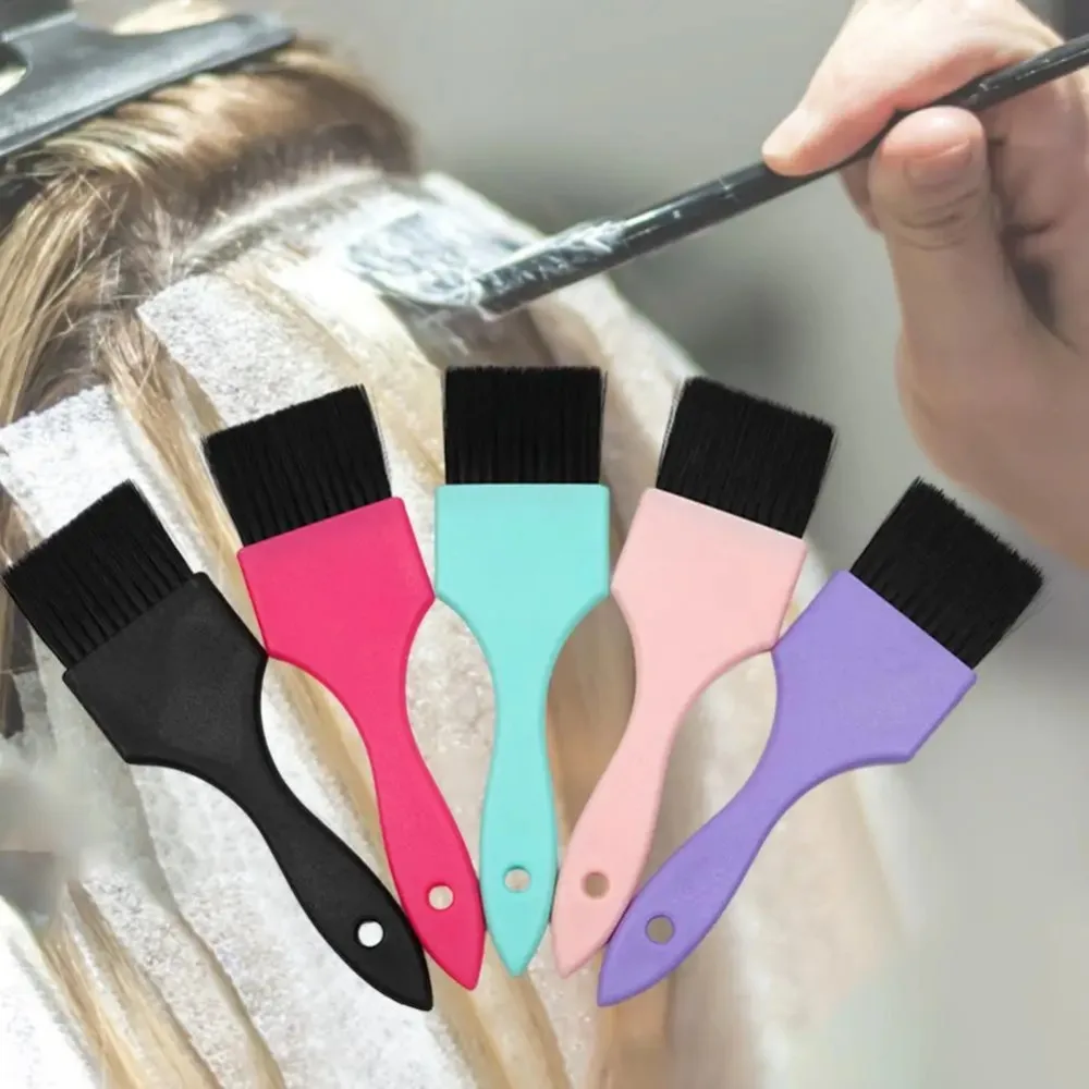 Hair Brush Multicolor Thickened Wear-Resistant Easily Operate Solid Beauty Tool Convenient Hair Coloring Brush Tinting Comb