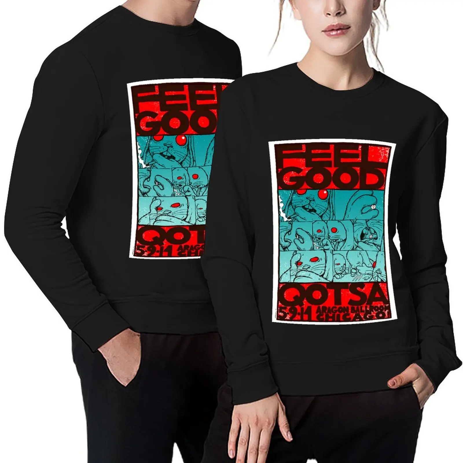 

QOtSA Pullover tracksuits men clothing men's coat autumn new products sweatshirts for men