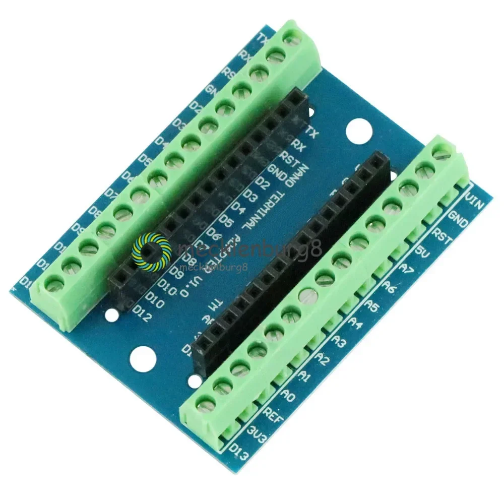 1PCS Terminal Adapter Board for Arduino Nano V3.0 AVR ATMEGA328P-AU Module