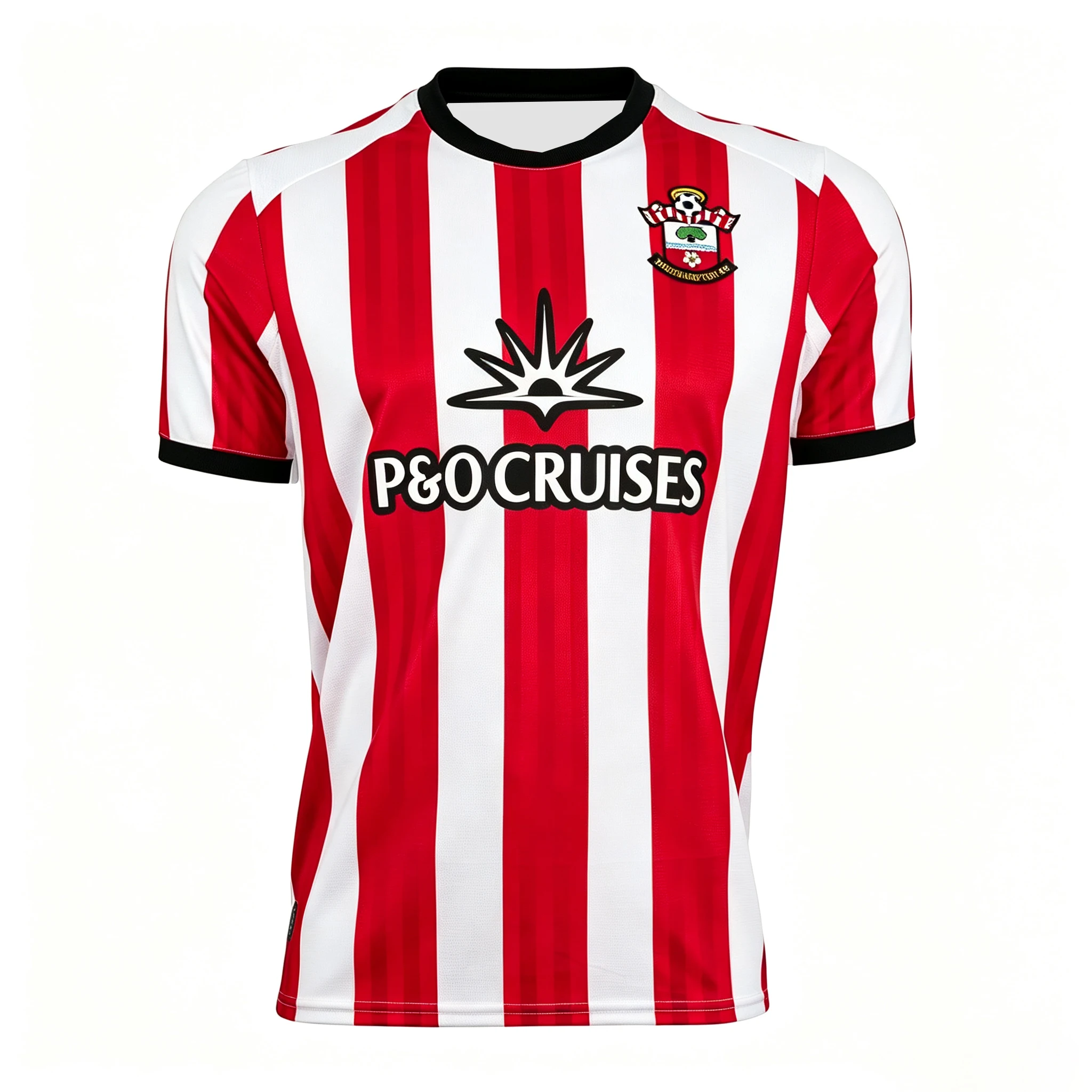 2026 Southampton 3D-Druck Fußballtrikot Herren Sommer Schnelltrocknend Atmungsaktiv Kurzarm T-Shirt Familien-Partnerlook – Detail 4