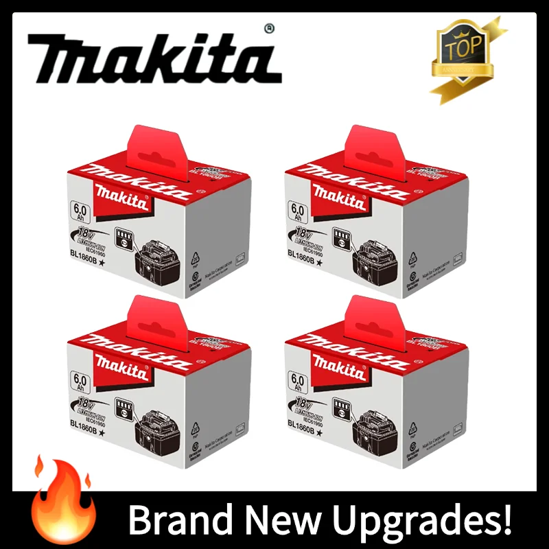 

Safe and secure makita 18v battery, batterie makita 18v, 18V 6Ah protected pack, for Makita home appliances.