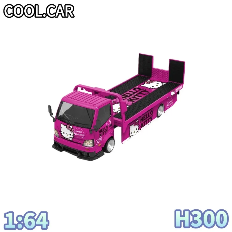

CC 1:64 H300 Cast Aluminum Alloy Car Model for Plate Transport Trailer, Boys' Toy for Adult Collection Display Piece.