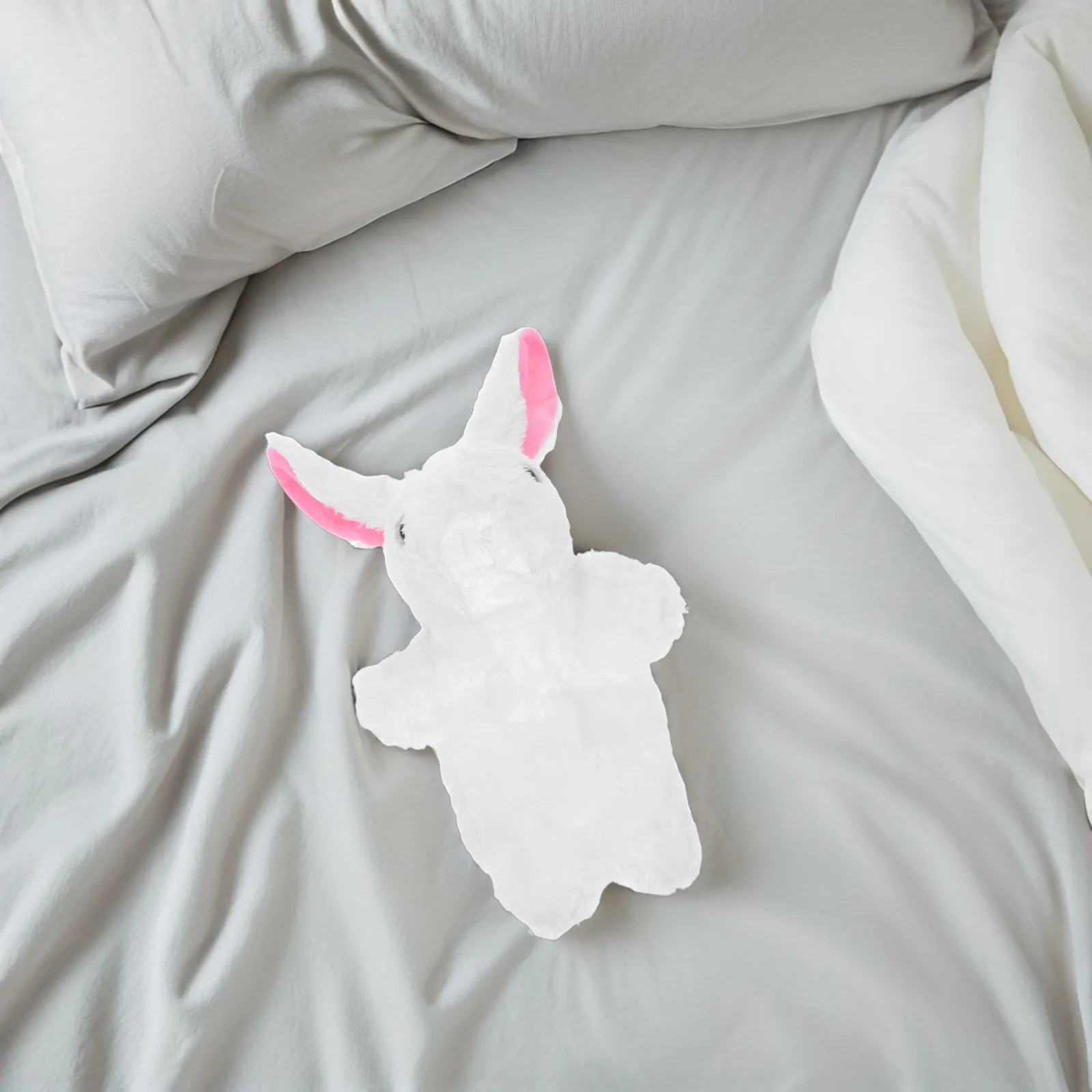 

1Pcs Cute Rabbit Hand Puppet Kids Visual Development Tool Story Time Glove for Toddlers Animal Role Play Gift Educational Fun