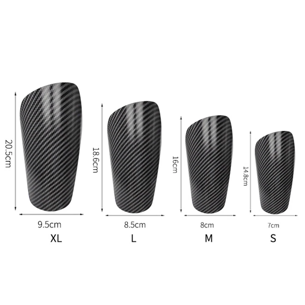 Ultralight Carbon Fiber Football Shin Holder Leg Guard Strapless Breathable Pads Soccer Shin Pads Protective Sportswear