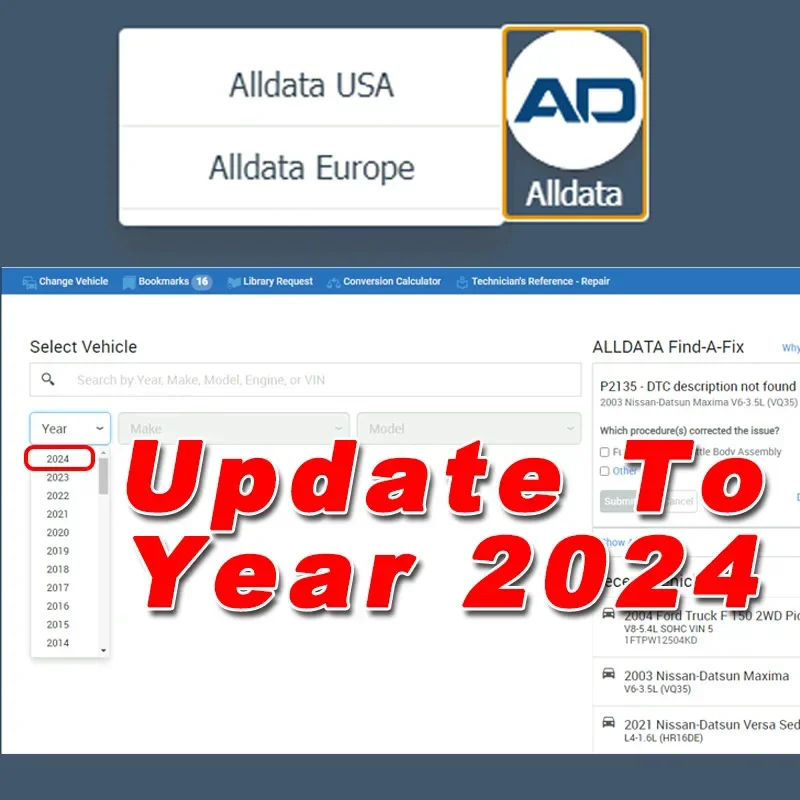 2024 New Workshop Pack Online Account Repair Software for alldata EU USA autodata Elsa Win Haynes PRO WIS ServiceBox Identifix