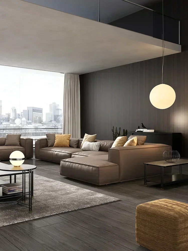 TAOLeather Sofa First Layer Cowhide Living Room Home