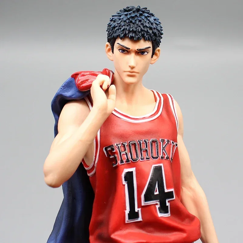 33cm Anime Mitsui Doll SLAM DUNK Action Figures Peripheral Mitsui Hisashi Figure GK PVC Collection Ornament Toys Gift for Kids