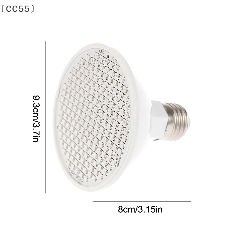 maveraCC55 bombilla de terapia de luz roja con Clip de lámpara LED 660nm rojo y 850nm dispositivo de terapia combinada por infrarrojos cercanos para el cuidado de la piel alivio del dolor