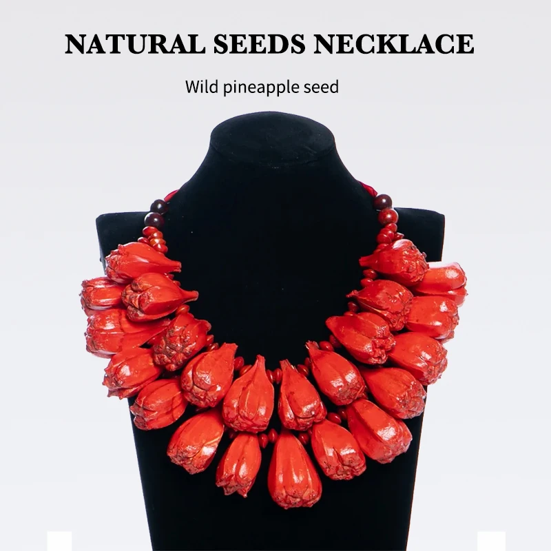 

Wild Pineapple Seed Double Necklace School Graduation Lei Necklace Graduation Colored Leis Luau Weddings New lei