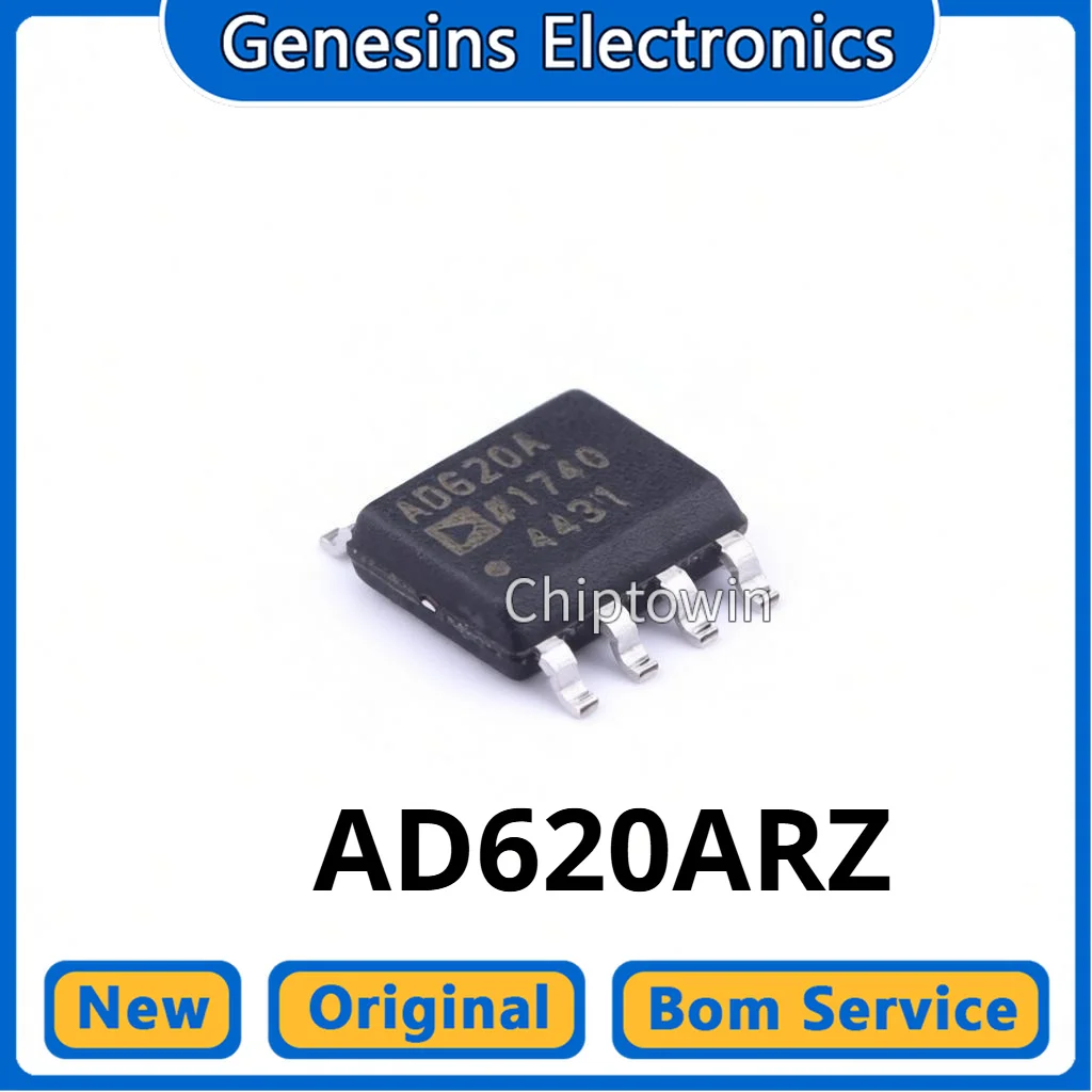 5/50/500 pcs AD620 AD620A AD620AR AD620ARZ SOP-8 Instrumentation Amplifier W7