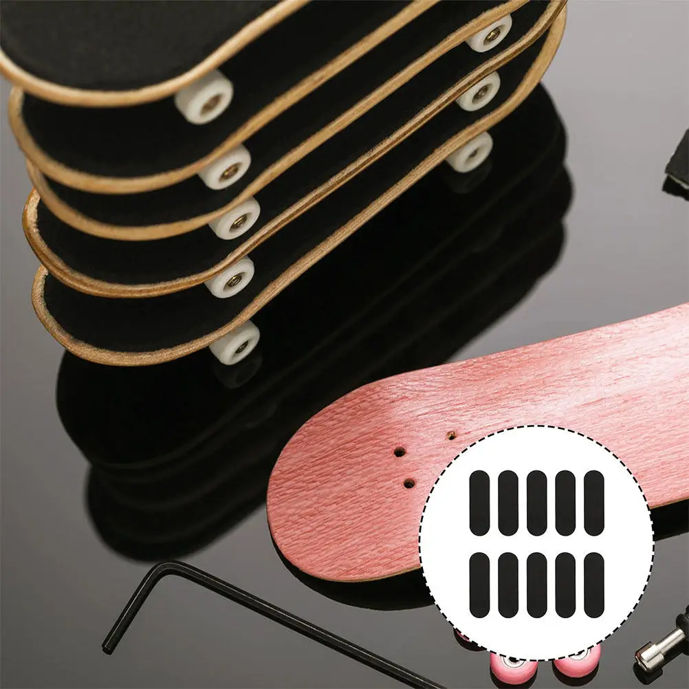 

20Pcs Fingerboard Anti Slip Foam Pads Black Mini Skateboard Grip Tape Non Slip Skateboard Accessories for Kids