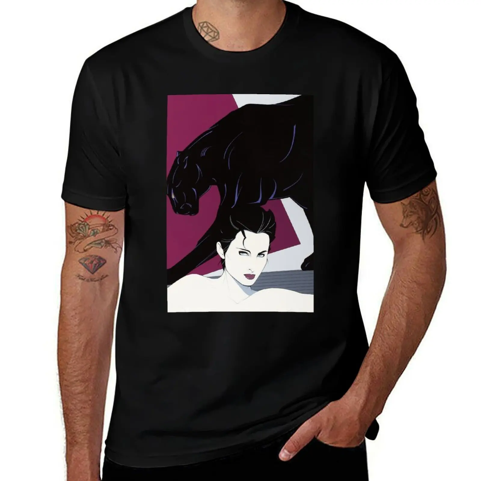 

Женская футболка Wild, мужские футболки с принтом, мужские футболки для мужчин, футболка с аниме, футболка