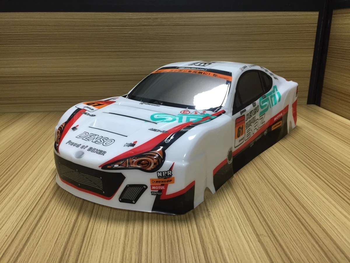 1/10 Scale Sunbaru BRZ RC Drift Car pvc Painted Body Shell (255mm Wheelbase/190mm Width)
