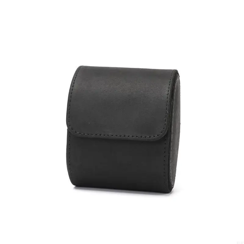 91AF Luxury Leathers Watch Box Storage Dustproof Mechanical Watches Button Bag