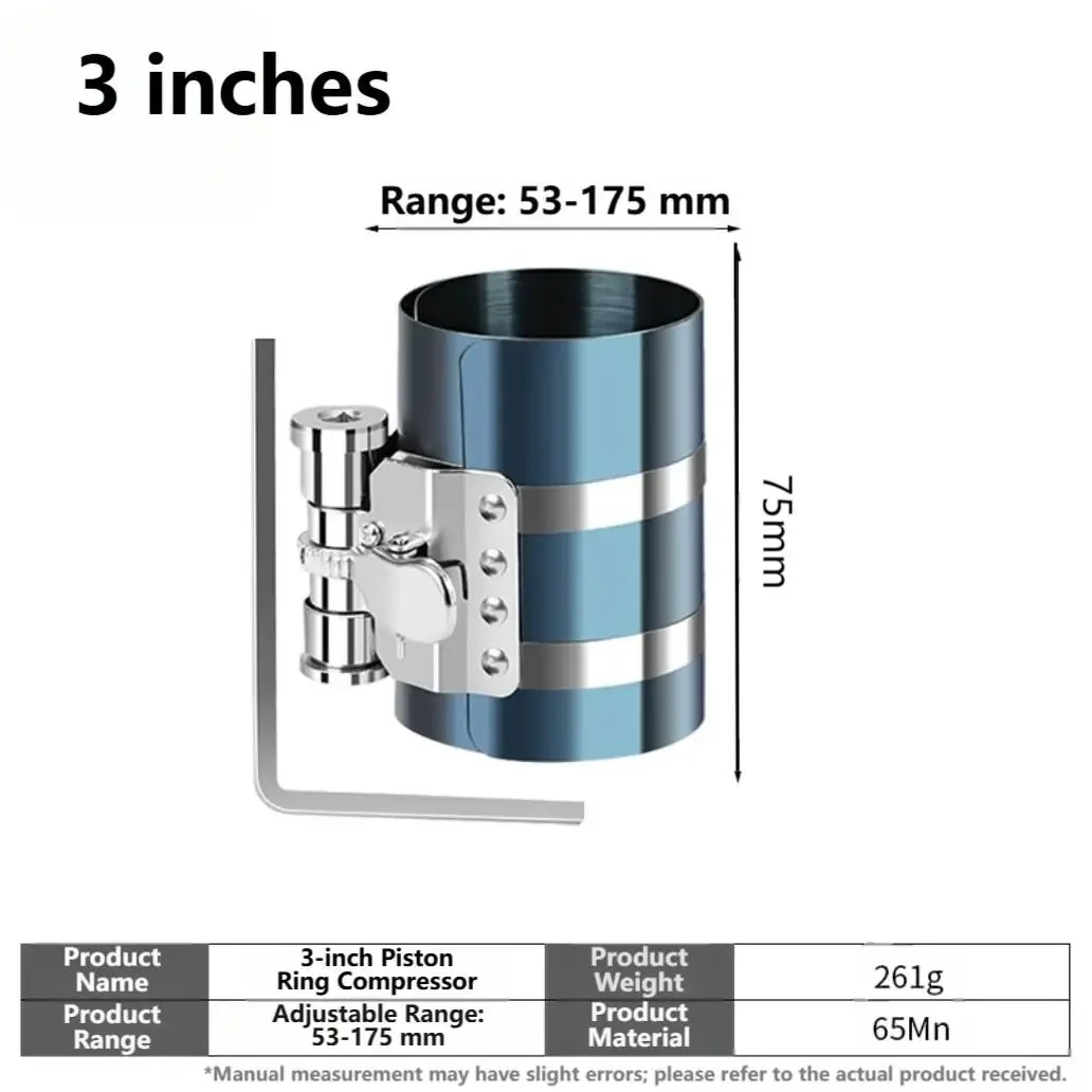 

3-inch 4-inch 6-inch Ratchet Compressor Four-angle Wrench Included Lightweight Portable Design Compact Construction