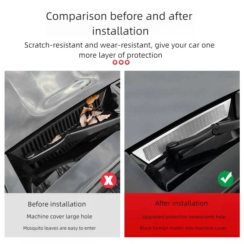 For Great Wall Tank 700 Front Engine Hood Hood Hood, Dust and Willow Fluff Protection Cover, Exterior Modification Accessories