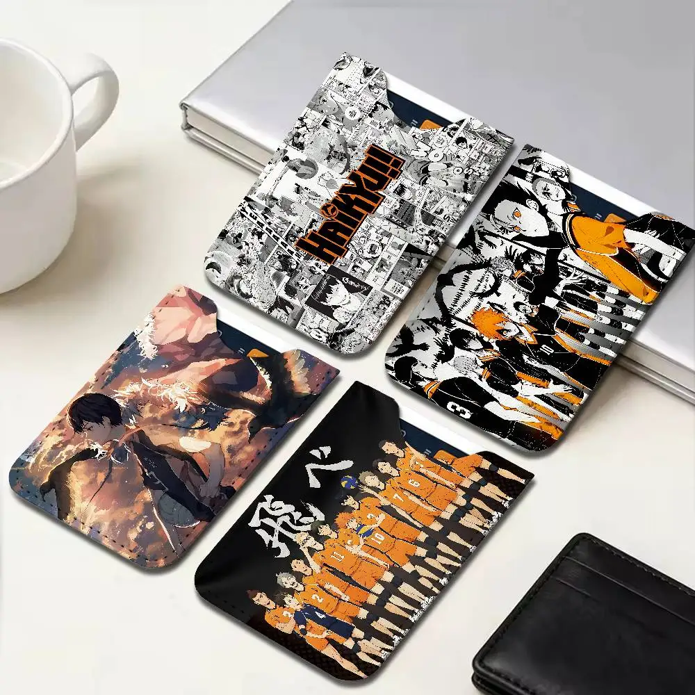 H-Haikyuu Card Protect Credit Bank Card Holder Case Slim Wallet Protector for Men Travel Shopping