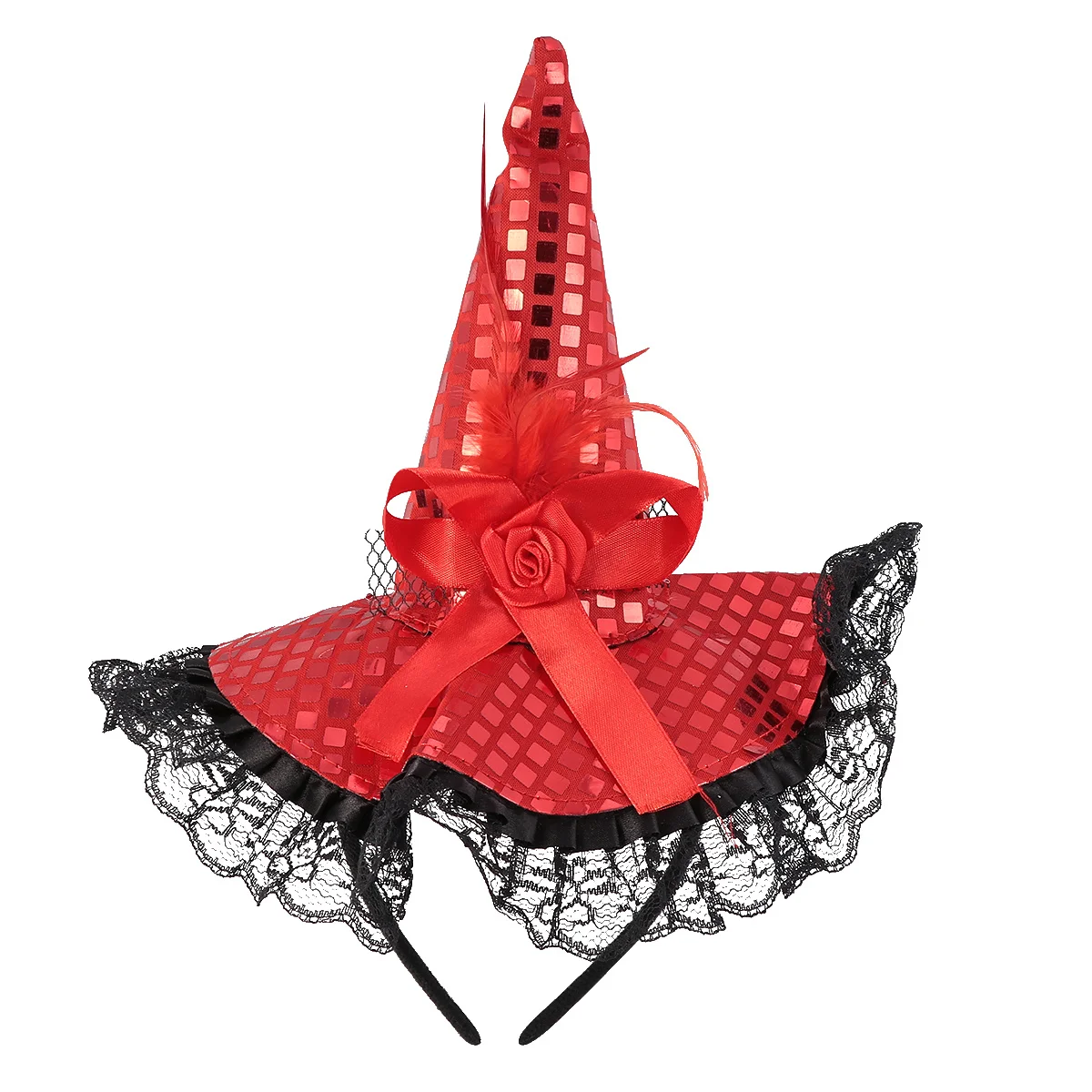 2 stks Heks Slijtage Duurzaam Party Fancy Dress Festival Cosplay Cap Accessoires Halloween Wear Cosplay Cap Drama Hoed