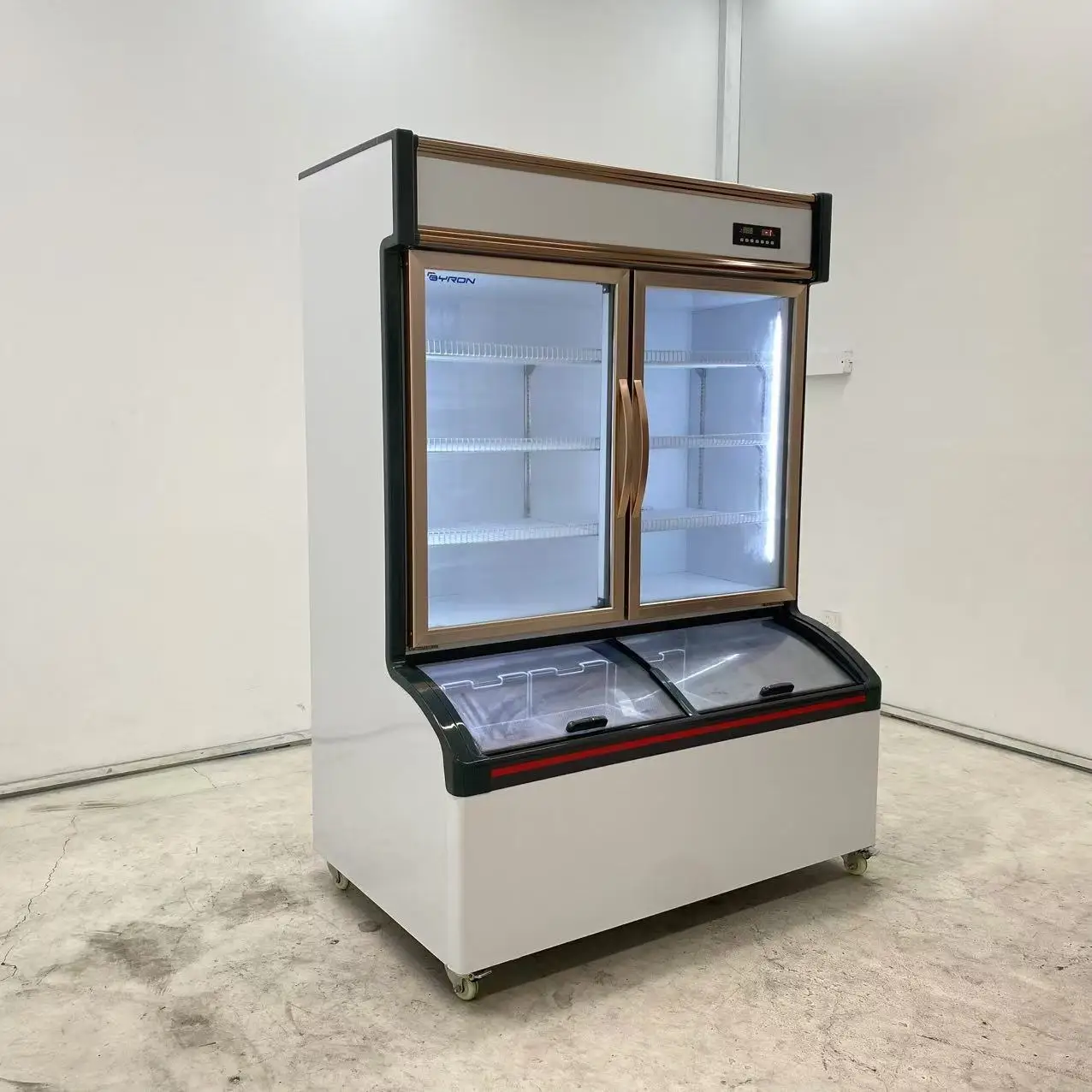 

Самый продаваемый многофункциональный вертикальный холодильник для напитков и морозильник для мороженого для магазинов у дома