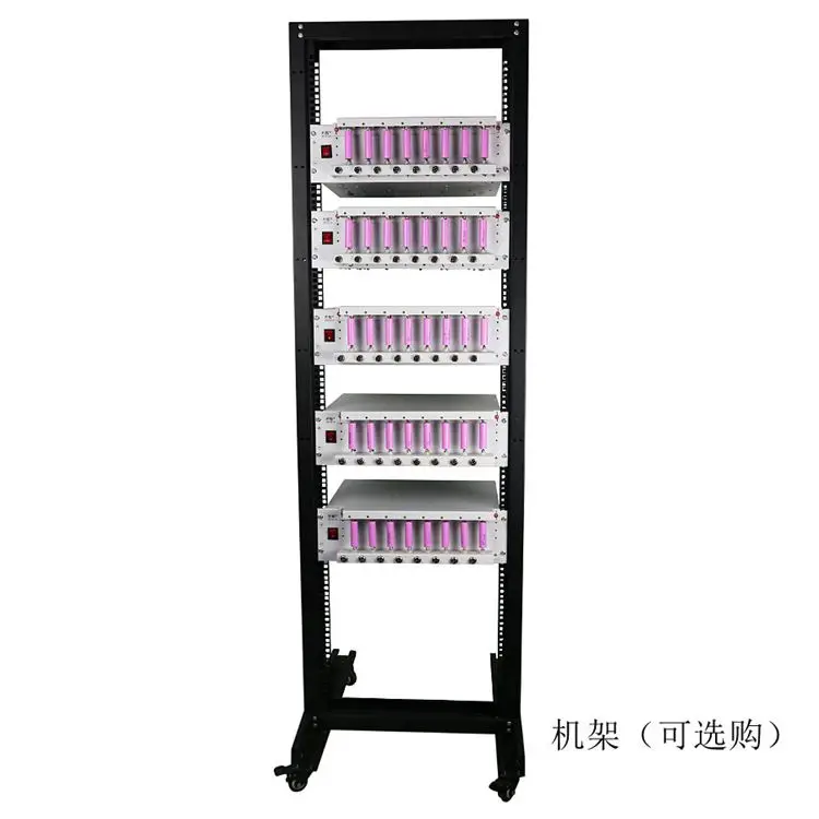 EBC-X 8-Channel Battery Separating Cabinet Lithium Iron 18650 Capacity Tester 10A Cycle