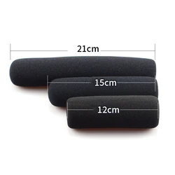 Interview Microphone Thickened Sponge Microphone Sleeve Dust Cover Black