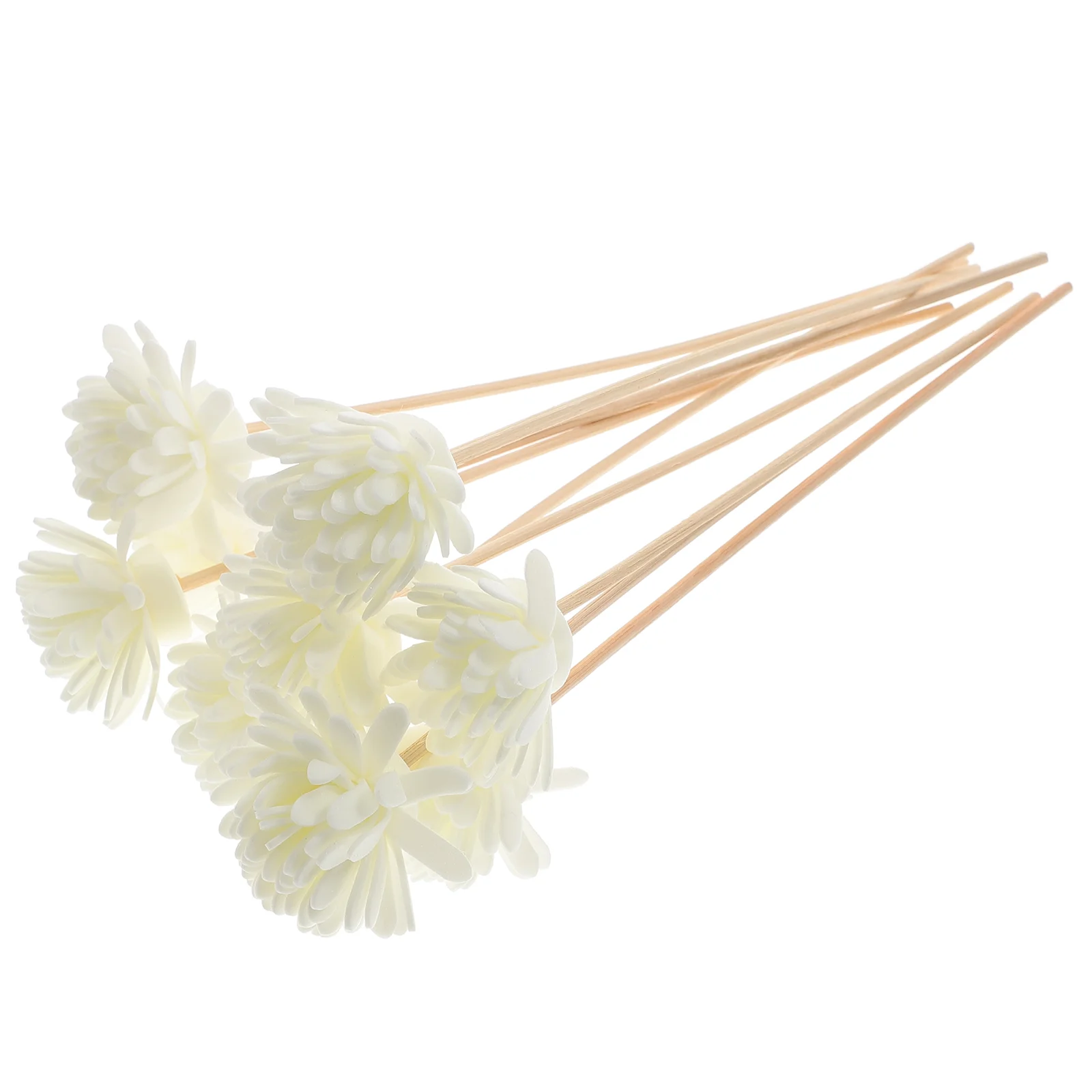 10 Pcs Chrysanthemum Aroma Diffuser Reeds for Home Sticks Artificial Rose Essential Oil