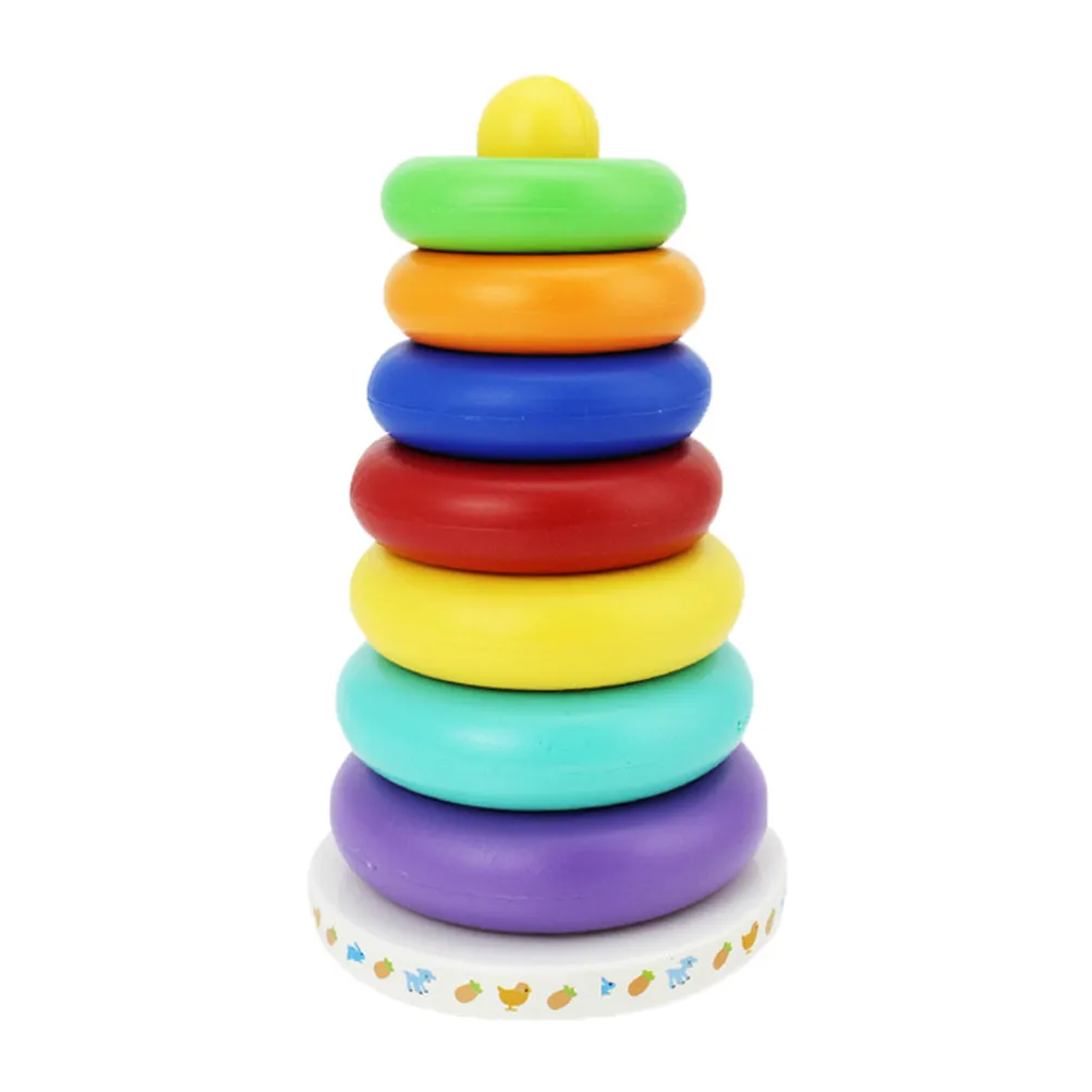 Colorful Ring Stacking Toy for Babies – Early Learning Educational Game for Color Recognition & Cognitive Development