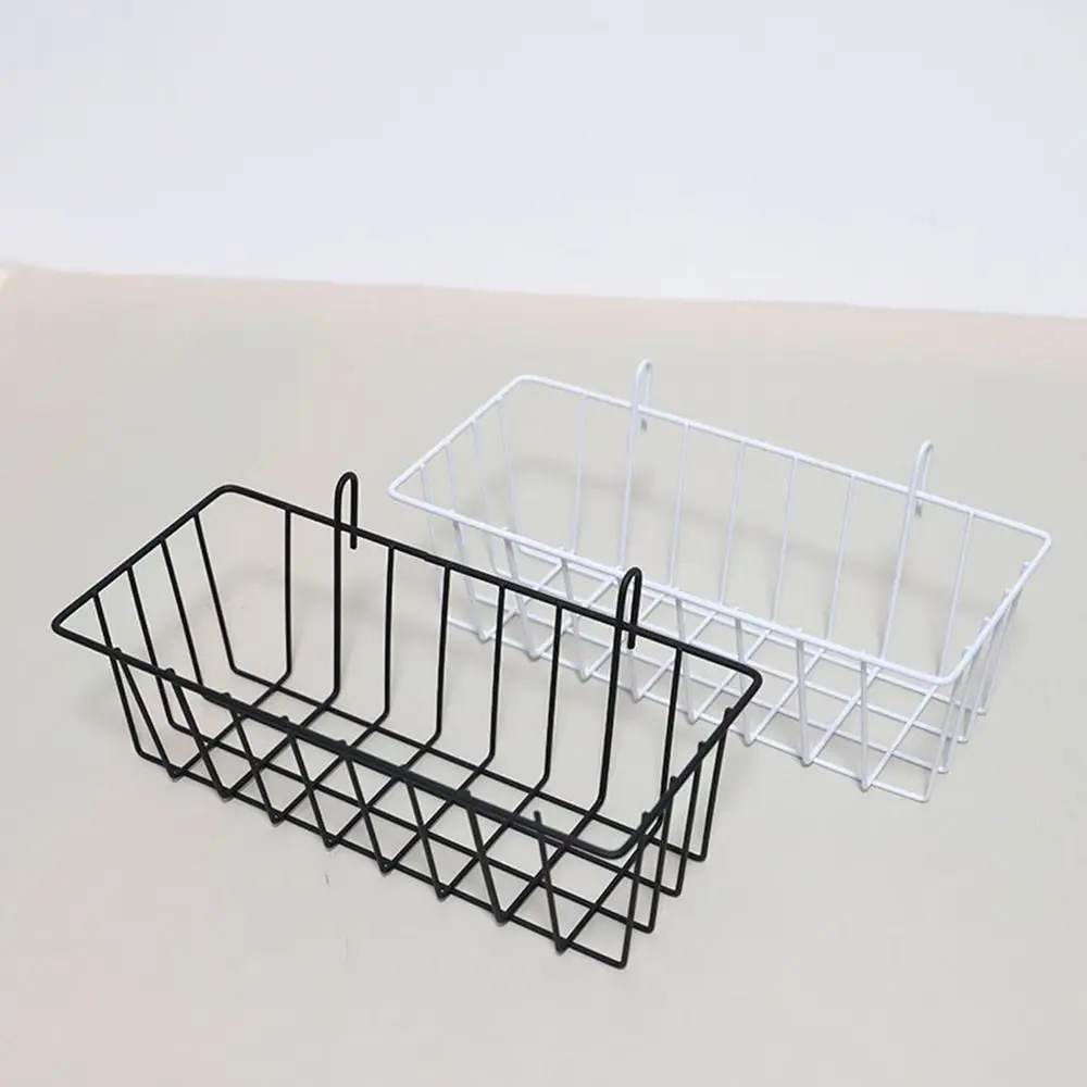 Hanging Grid Storage Rack Display Racks Panel Basket Multifunctional Storage Baskets For Bathroom Kitchen