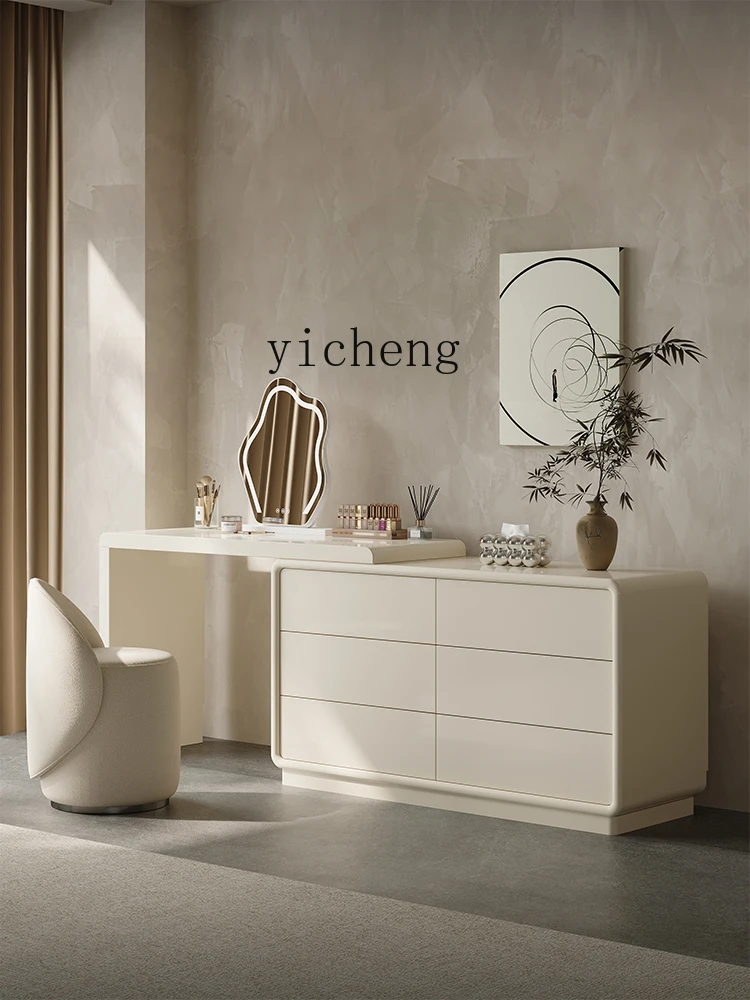 

XL solid wood dresser chest integrated girls bedroom cosmetic cabinet bedside storage cabinet