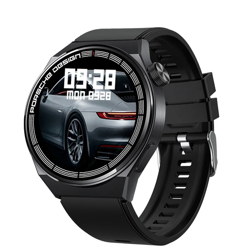 

2025 New Smart Watch Men Round Full Touch Screen Answer Call Sport Monitor Fitness Tracker Heart Rate Smartwatch For Android IOS
