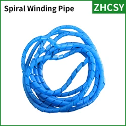 PE 4/5/6/8/10/12/14/16 /18 To 30mm Cable Tie Wire Winding Pipe Spiral Wrapping Bands Organizer Sheath Tube Sleeve Harness Hose