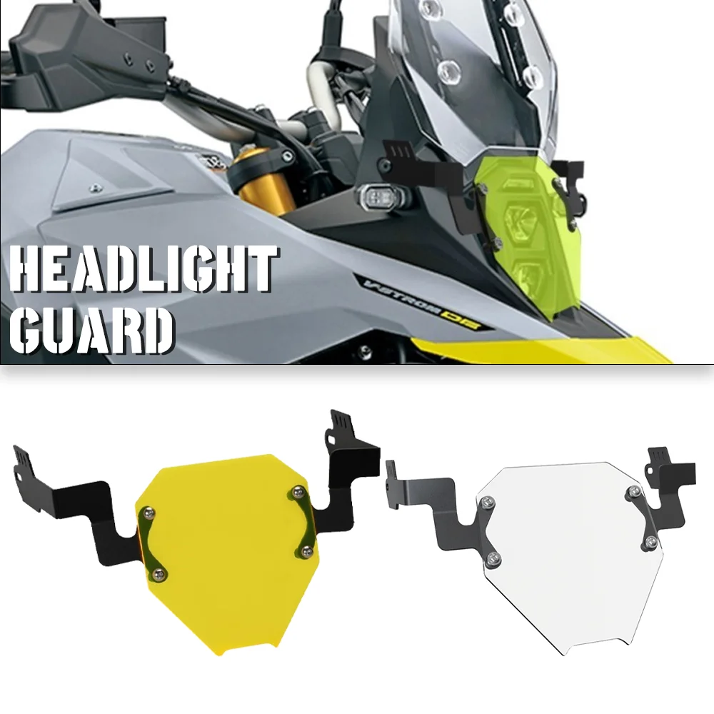 

For Suzuki V-strom 800de V-STROM 800DE Headlight Cover Protection Guard Acrylic Motorcycle Accessories V-Strom 800 DE 2023 2024