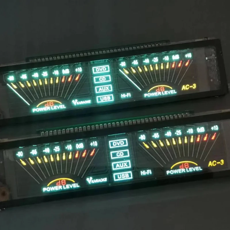 Brightness Multimedia VFD Fluorescent Display Module for Car Audio – Real-time Audio Indicator