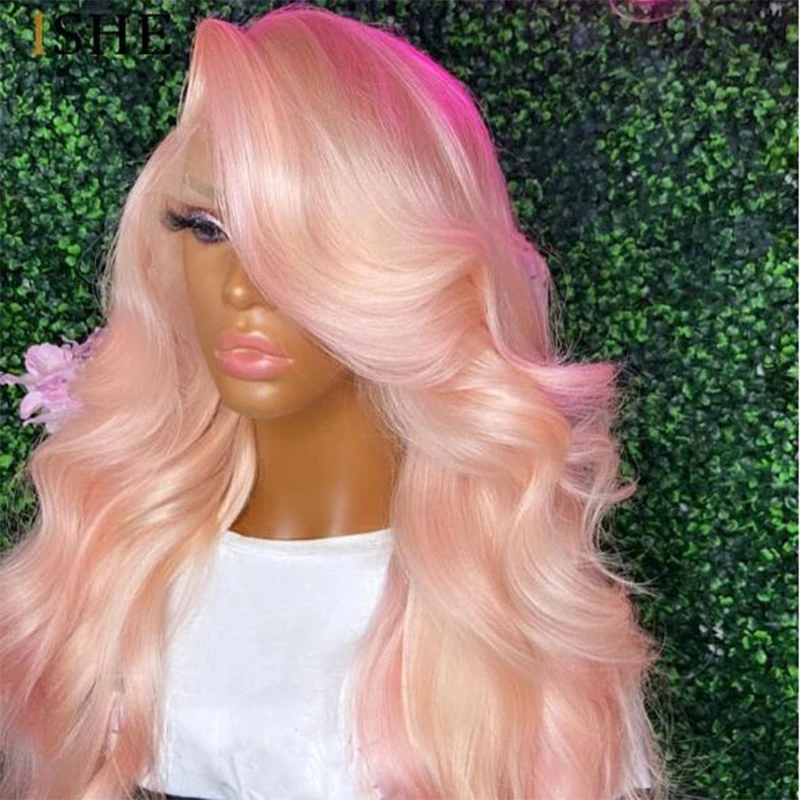 Perruque Lace Front Wig synthétique sans colle, 26 pouces, pre-plucked, baby hair, densité 180%, pour femmes