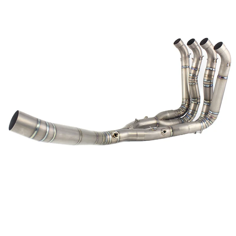 Motorcycle Exhaust 60mm Inlet Titanium Alloy Full Exhaust Systems for S1000RR 2017 2018 2020 S1000R Exhaust Racing Style