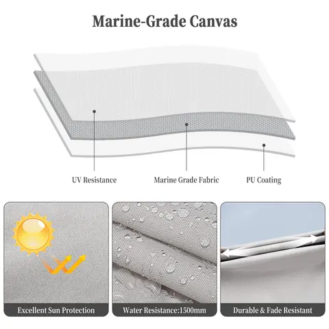 10 best sales bimini för båt - №5