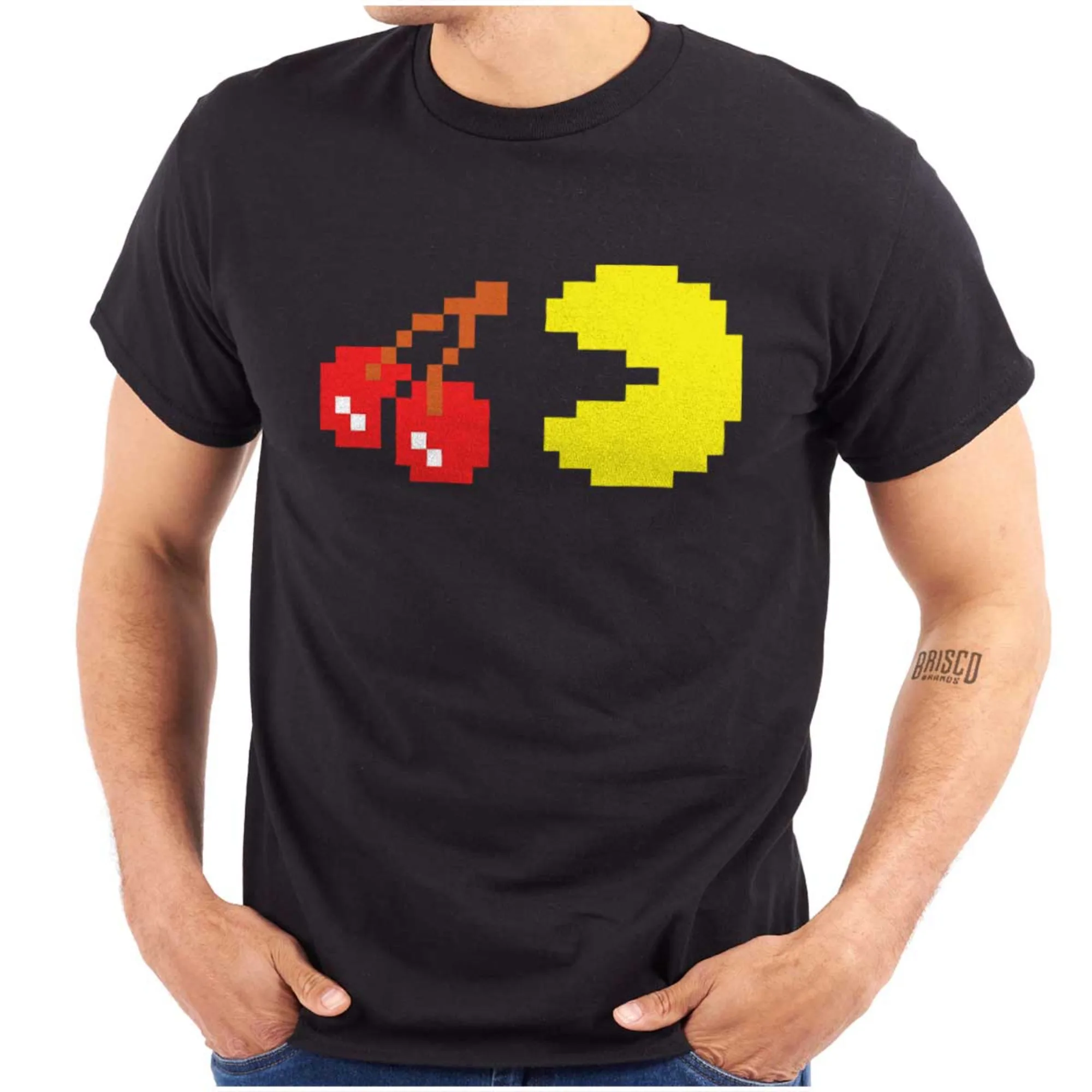 Vintage 80er Jahre Stil T-Shirt Retro Arcade Gamer Pixel Grafik Unisex Baumwoll-Grafik-T-Shirt Sommer Streetwear Herren Kleidung Top