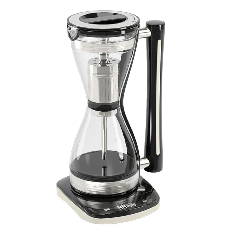 

Coffee Siphon Pot Glass Drip Vacuum Filter Coffee Siphon Tools Heat-Resistant Syphon Glass Coffee Maker