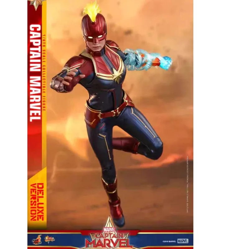 

Оригинальные горячие игрушки MARVEL Мстители 4: Капитан Марвел MMS521 MMS522 Коллекция аниме-фигурок Модели игрушек