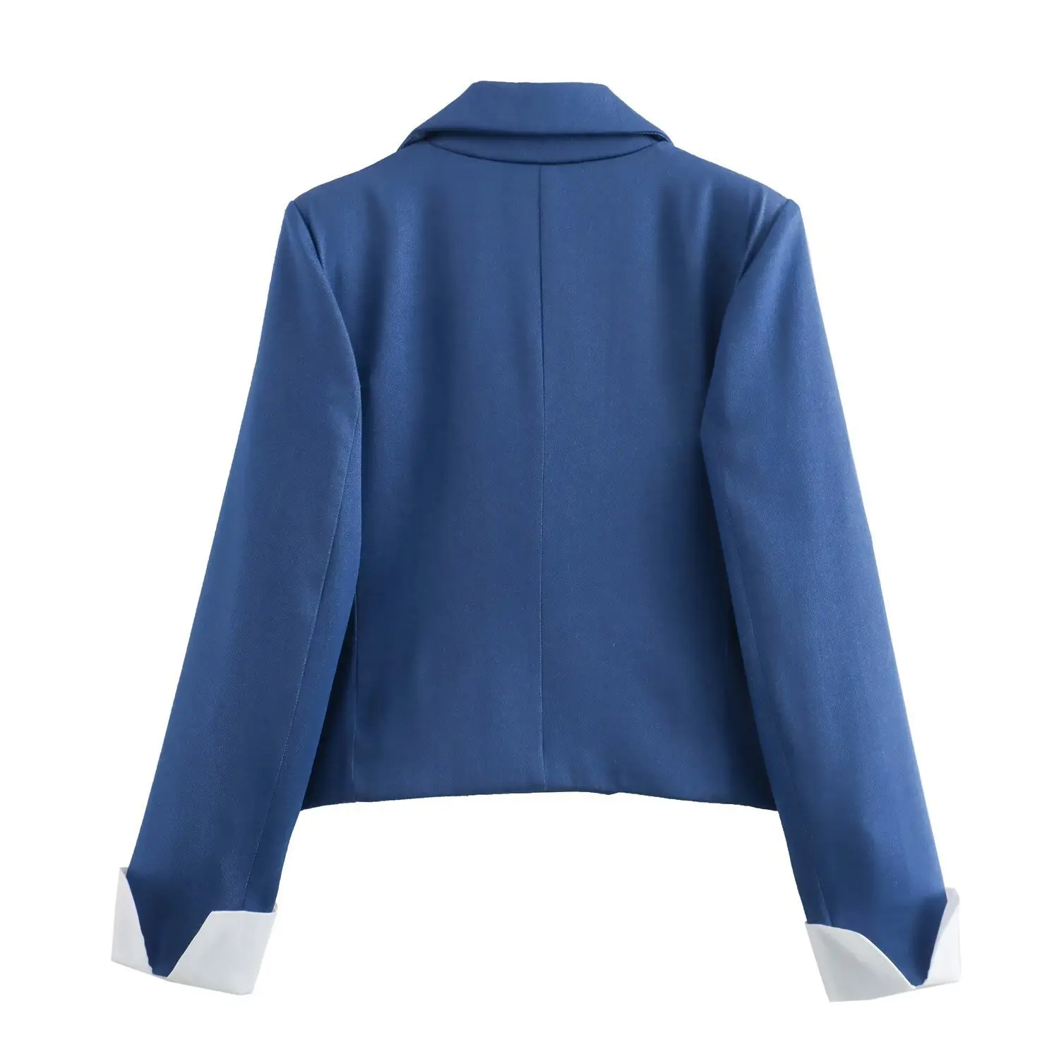 ฤดูใบไม้ผลิฤดูร้อนใหม่ม้วนข้อมือยาว Sve ort Coat 2322769 จีบตกแต่งกระโปรงกางเกง 239769 Faionable ผู้หญิงชุด