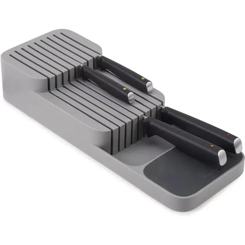 

1pc Knife Organizer Kitchen Drawer Cutlery Storage Tray Knife Holder Tableware Organizer Container For Knives Block Rack
