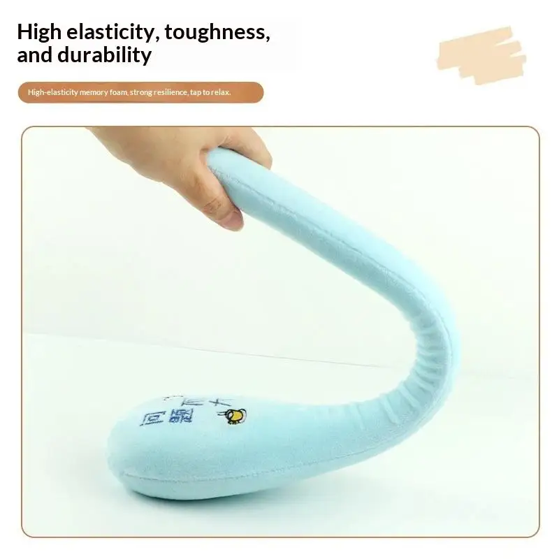 1 Stück Rückenschmerzlinderung Tragbarer Körper-Vibrationshammer Hochelastischer Plüsch-Massagestab mit Pat-Fu-Motiv – Detail 4
