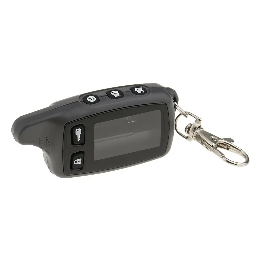 

Russia LCD Security Car Alarm System Key Holder Key Case Cover with Keyring for TOMAHAWK TW9010 TW9020 TW9030