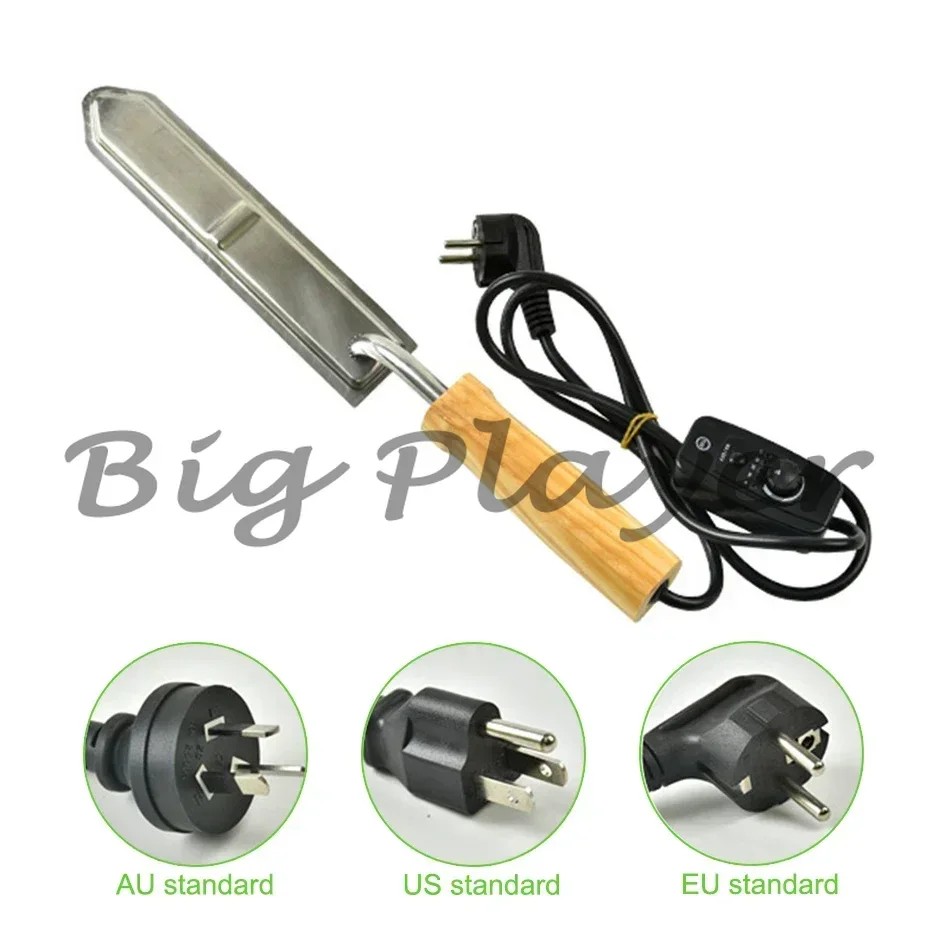 110V 220V Electric Honey Uncapping Knife Temperature Control Quick Heating Honey Cutter Beekeeping Tool
