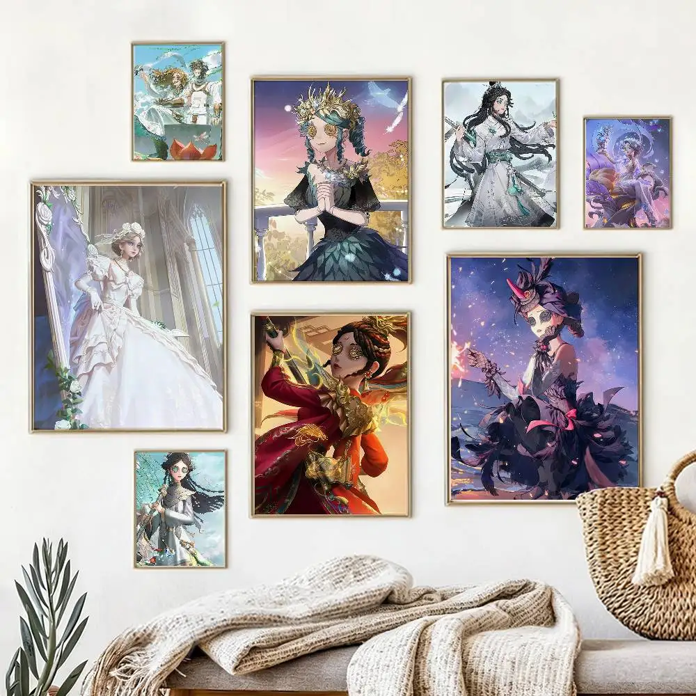 

Game Anime I-Identity V Poster Waterproof Wall Art Sticker For Bar Living Room Vintage Decor High Quality Print Gift