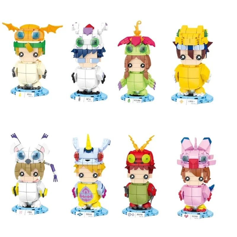 SEMBO BLOCK Digimon Adventure Anime Block Action Doll Model Garudamon Metal Greymon Children\'s Model Puzzle Toy Birthday Gift